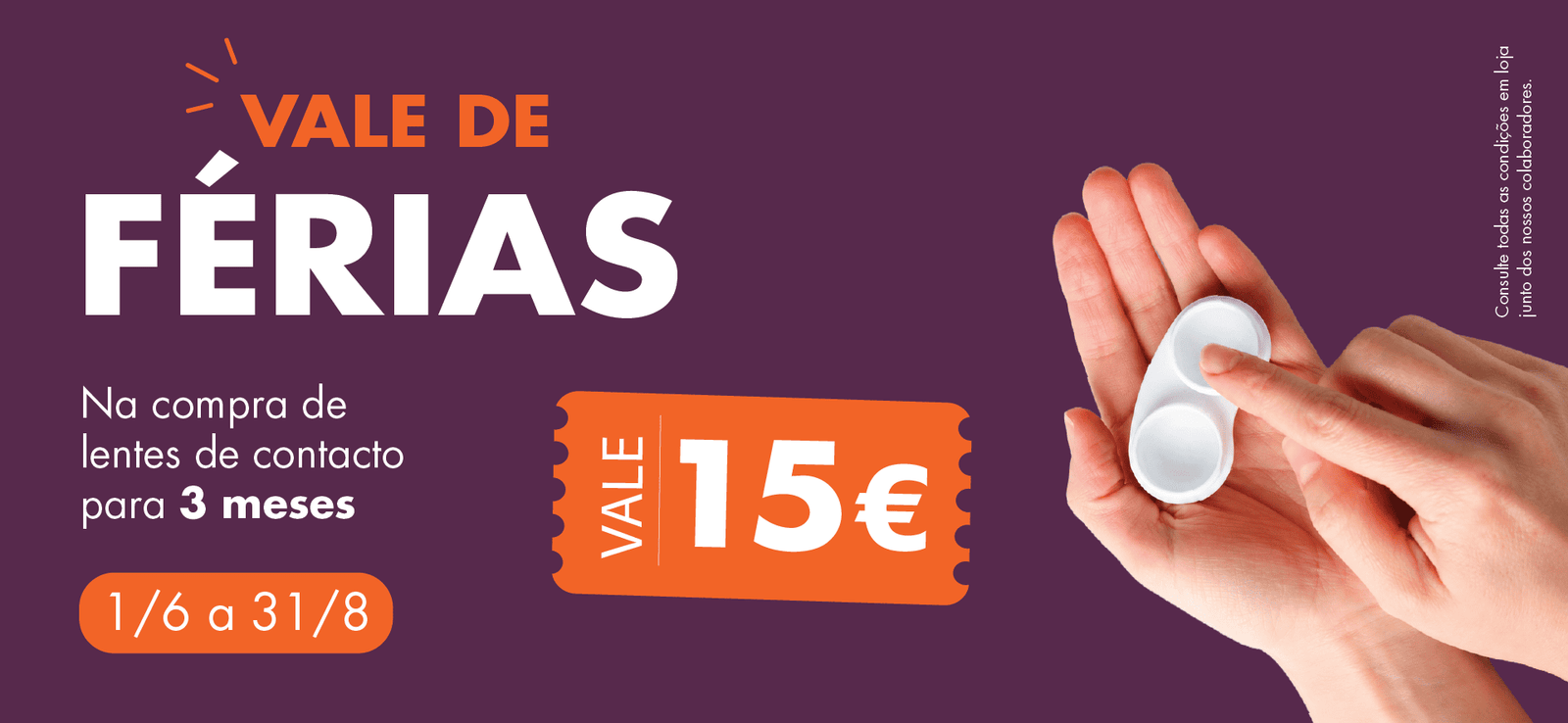 campanha lentes de contacto
